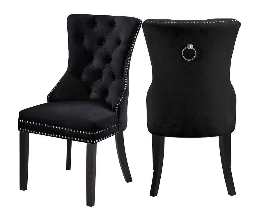 Velvet Dining Chairs, Set of 2 - IF-1220 - Furnish 4 Less