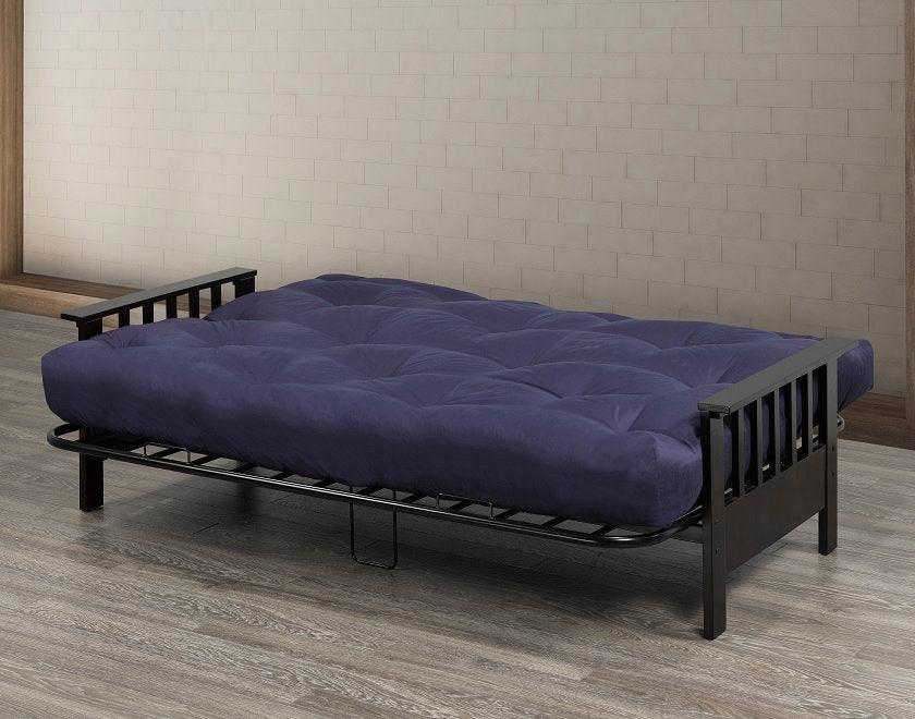 Metal Frame Futon with 8" Mattress - IF-245 - Furnish 4 Less
