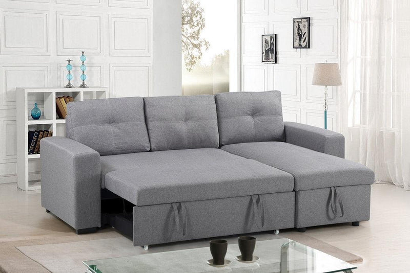 Grey Fabric Sofabed Sectional - IF-9031 - Furnish 4 Less