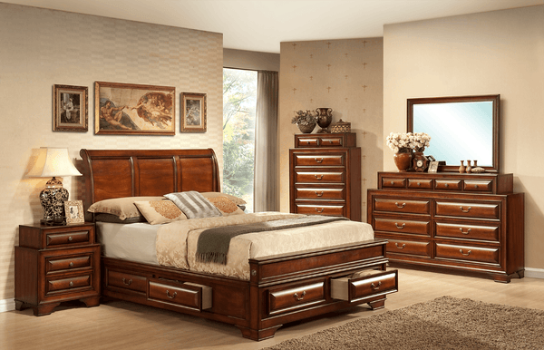 Sofia 8pc Bedroom Set - Furnish 4 Less
