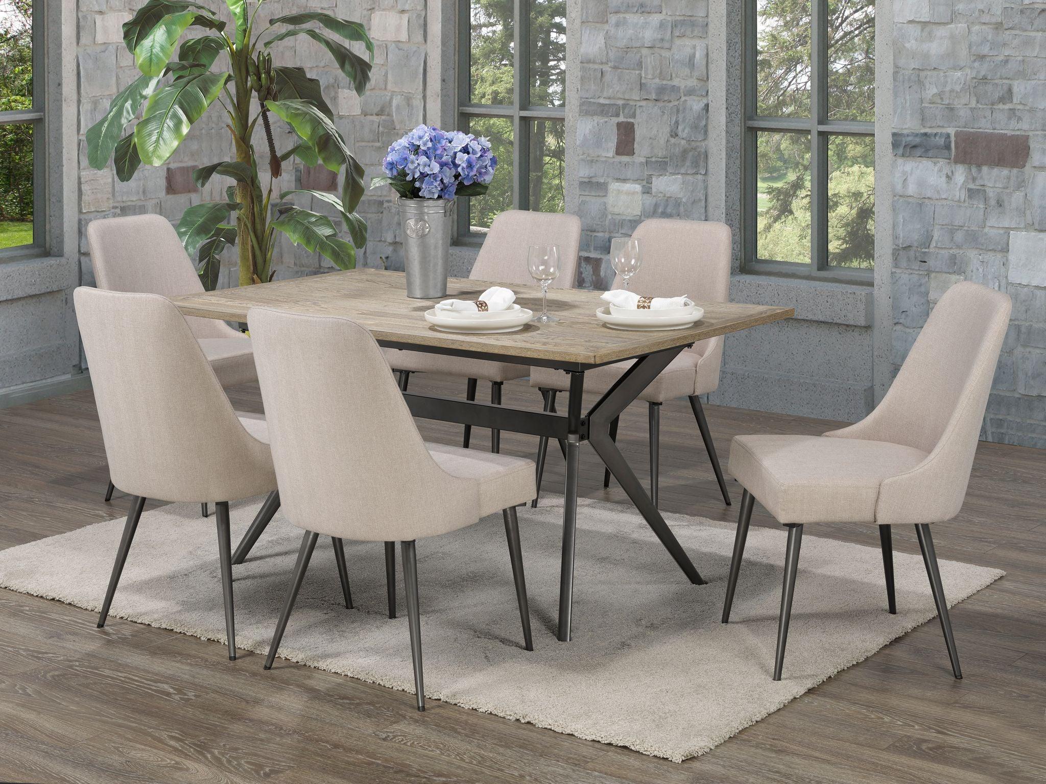 Celine 5/7-Piece Dining Set - B655 - Furnish 4 Less