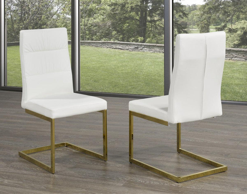 5pc Dining Set in Gold - B4194 - Furnish 4 Less