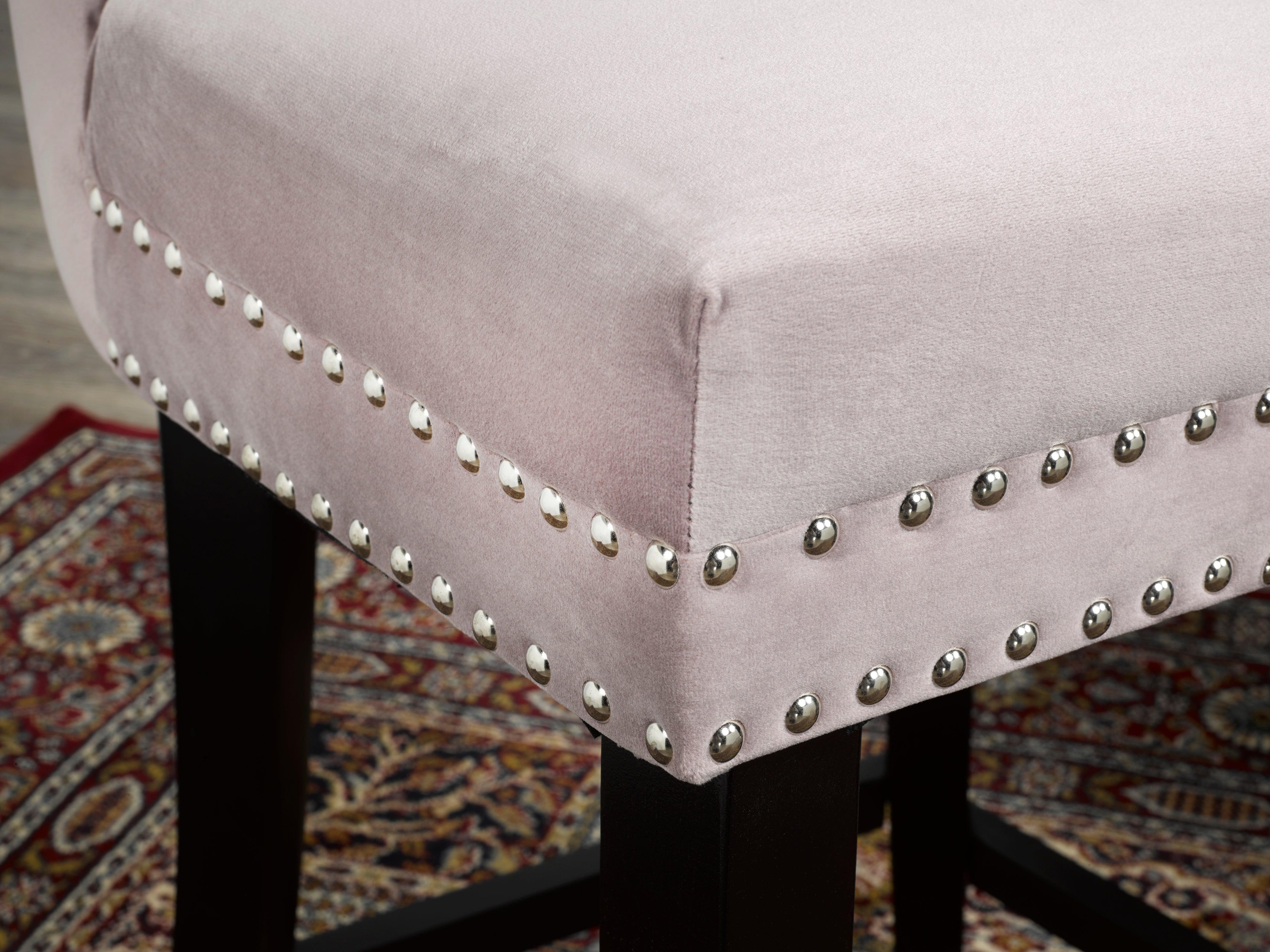 COUNTER STOOL, SET OF 2 (Cream, Grey, Blue, Black, Pink) - B26 - Furnish 4 Less