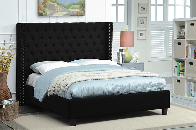 Beige Bed 5898IF - Furnish 4Less