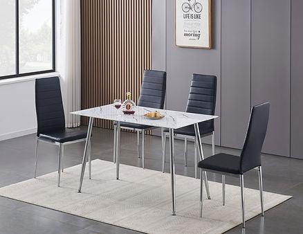 5 Piece Dinette  IF-5080 - Furnish 4Less