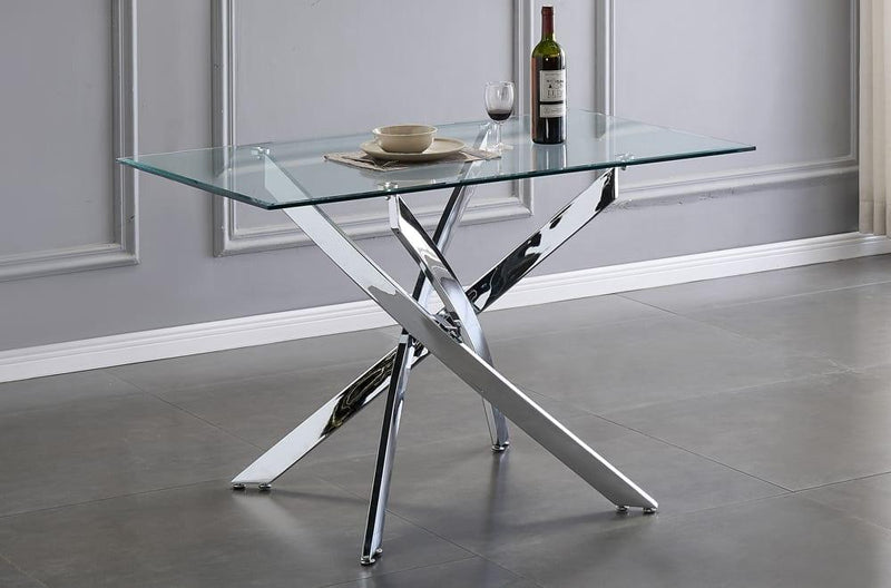 Glass Dining Table IF4879 - Furnish 4Less