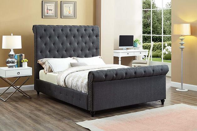 King Sleigh Bed IF-5750 - Furnish 4Less