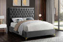 Tufted Velvet Bed IF-5642 - Furnish 4Less