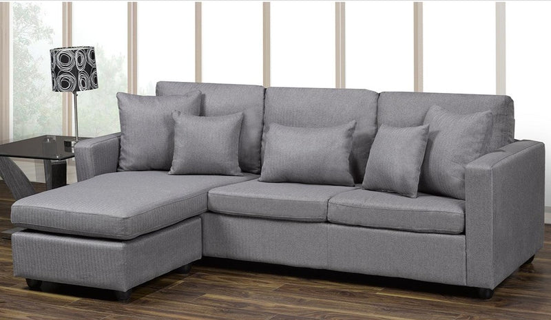 Barcelona Sofa w/ Reversible Chaise Ottoman - Furnish 4 Less