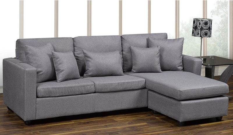 Barcelona Sofa w/ Reversible Chaise Ottoman - Furnish 4 Less