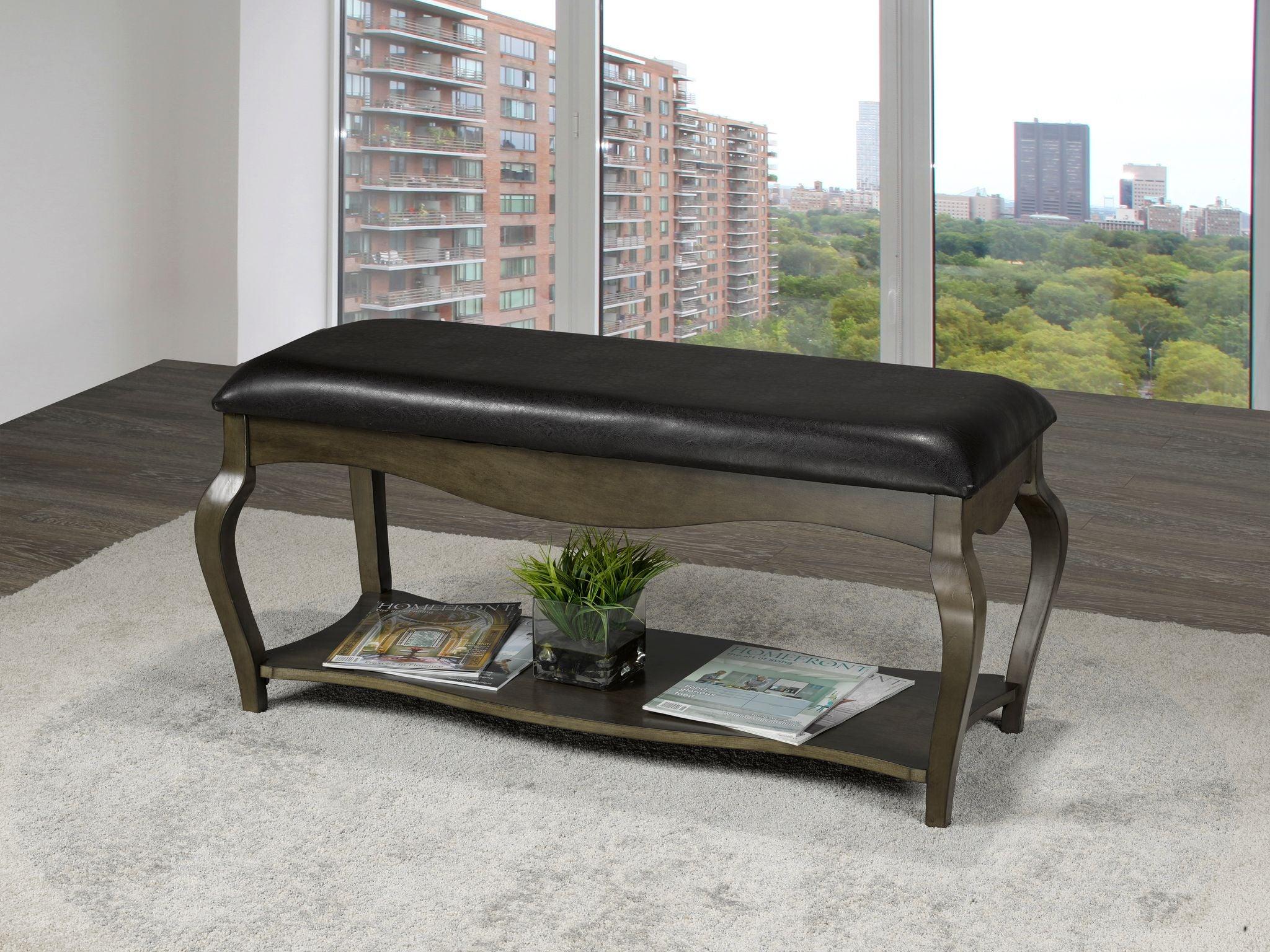 ACCENT BENCH - ESPRESSO - B6374 - Furnish 4Less