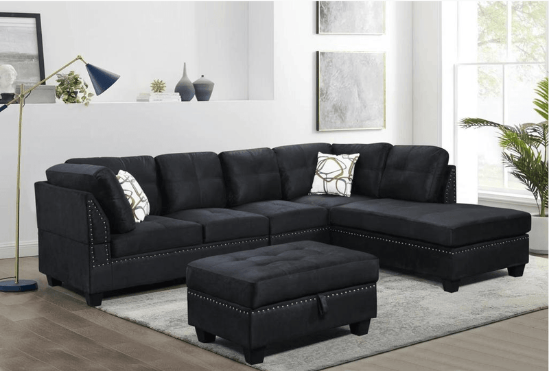 Snow Reversible Sectional Sofa - Furnish 4 Less